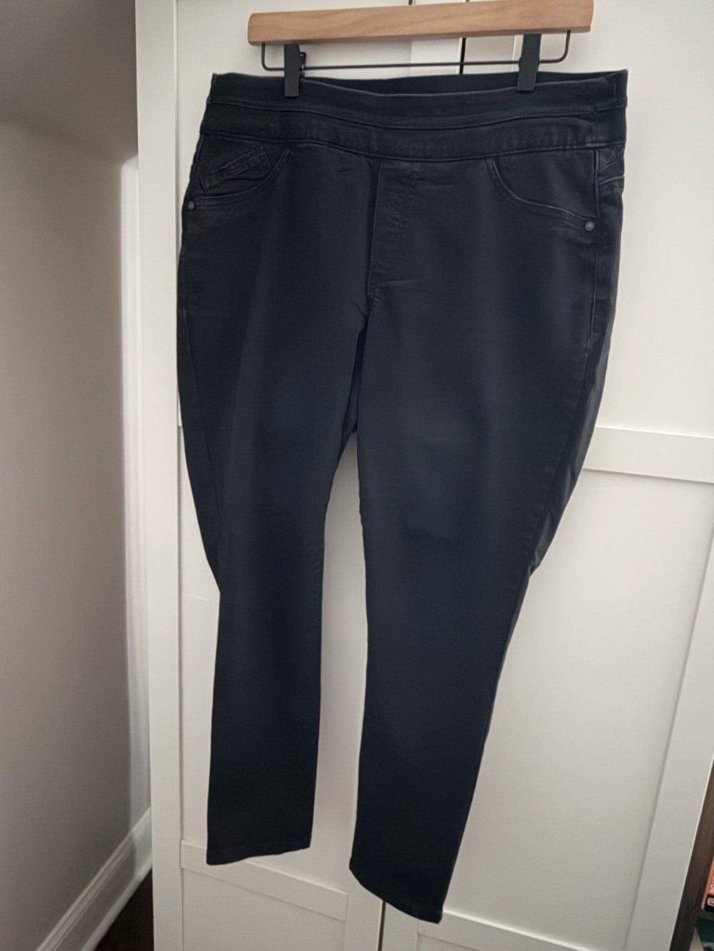 Democracy Black Pull-on “Ab” Technology Pants